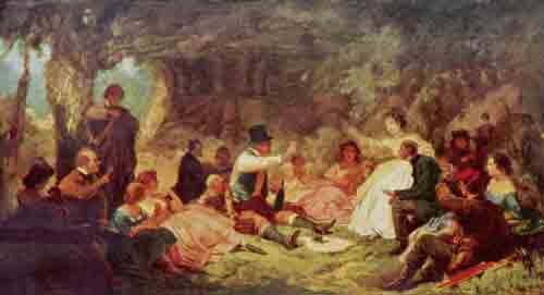 Picknick mit Spitzweg